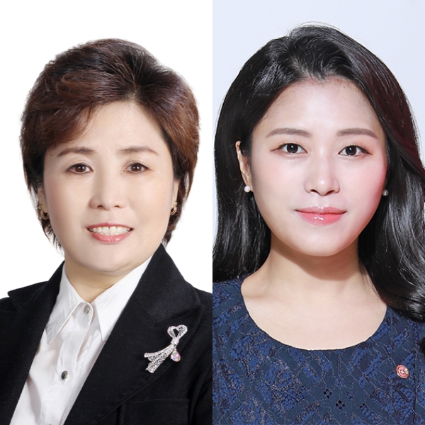 ▲더불어민주당 광명을 광명시의원 비례대표 후보자, 김향림 후보(좌측), 이현경 후보(우측) Ⓒ시사팩트